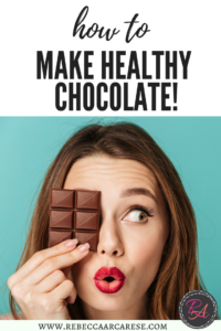 For the last two years I have been hooked on their fitness chocolate!  It is amazing.  You can find the full recipe here. There are some other great recipes as well as explanation on the fitness chocolate benefits. 